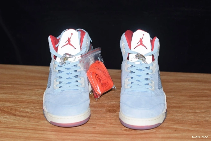 Rep Husky Ice Room Air CI1899-400 Trophy Jordan Blue 5 JSP x 0729